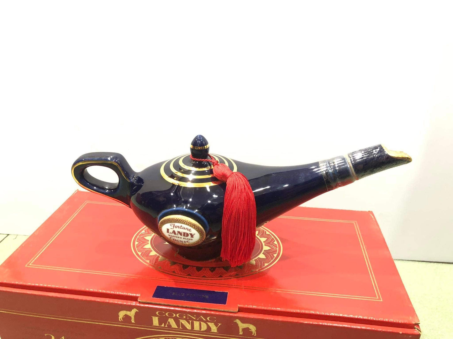 Landy Cognac Fortune Lamp Porcelain | CLEARANCE - Wines N Drinks