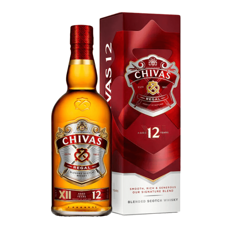 Chivas Regal 12yo Blended Scotch Whiskey 1L - Wines N Drinks