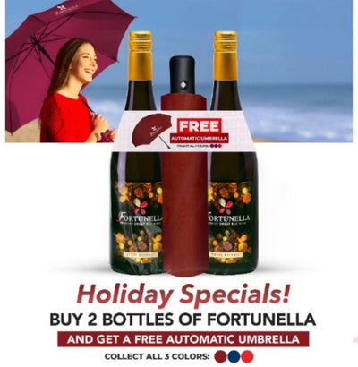 Fortunella Red Wine with umbrella - Wines N Drinks