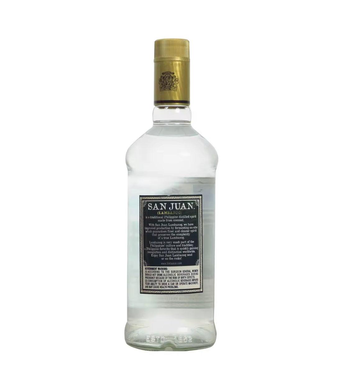 San Juan Lambanog 700ml - Wines N Drinks