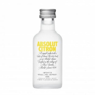 Absolut Citron mini 50ml - Wines N Drinks