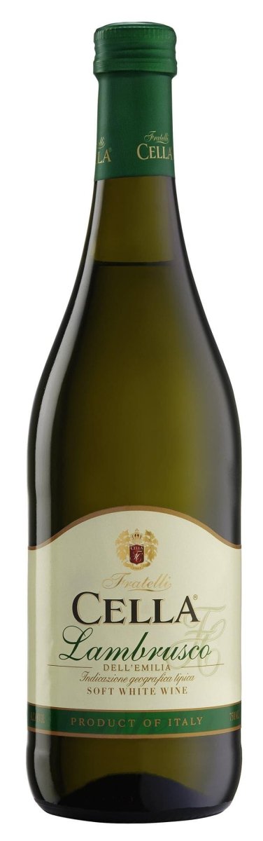 Cella Lambrusco Soft White Wine 750ml - Wines N Drinks