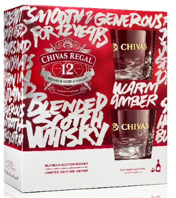 Chivas Regal 12 YO Blended Scotch Whiskey 1L.