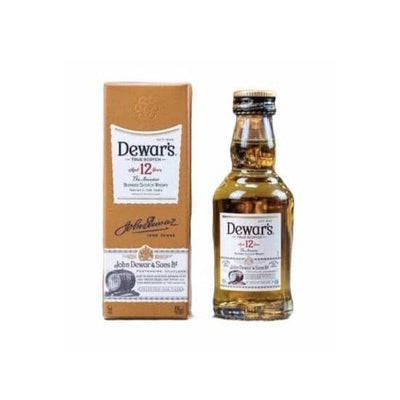 Dewars 12yrs mini 50ml - Wines N Drinks