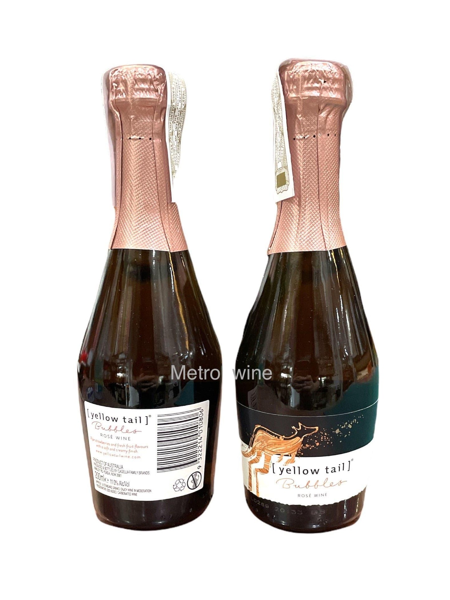 Yellow Tail Bubbles Rose Wine 200mll - Wines N Drinks