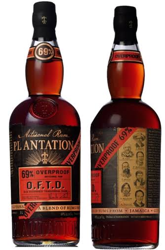 700ml 69% Plantation Overproof Rum