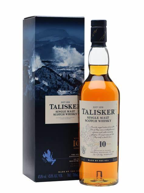 Talisker Single Malt Whiskey 10yrs 700ml - Wines N Drinks