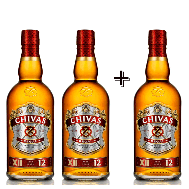 Chivas Regal 12yo 700ml Buy 2 FREE 1