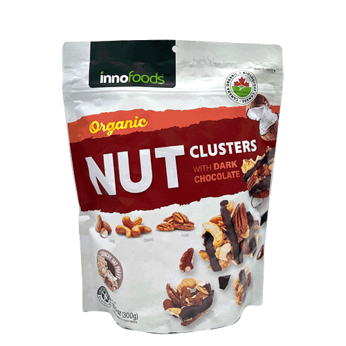 Innofoods Organic Nut Clusters with Dark Chocolate 300g