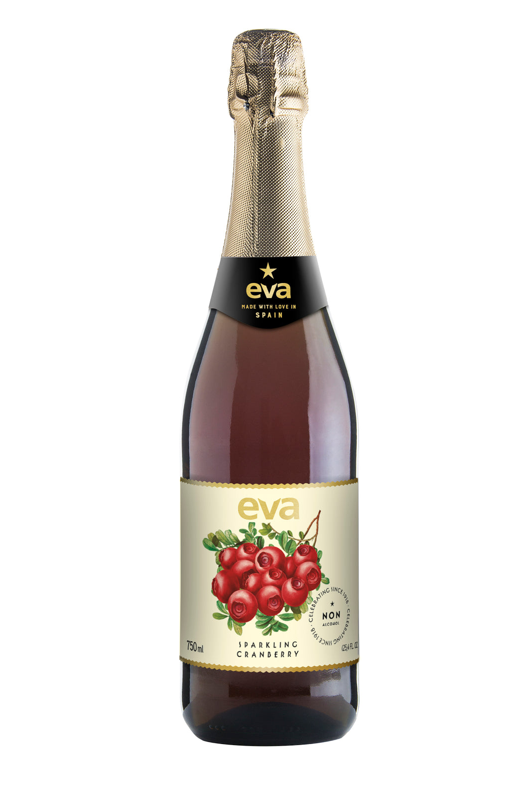 EVA Cranberry Non Alcohol Sparkling Juice