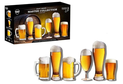 Beer Glass Master Collection 6pcs - Wines N Drinks