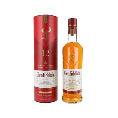 Glenfiddich 12yrs Sherry Cask Finish 700ml - Wines N Drinks