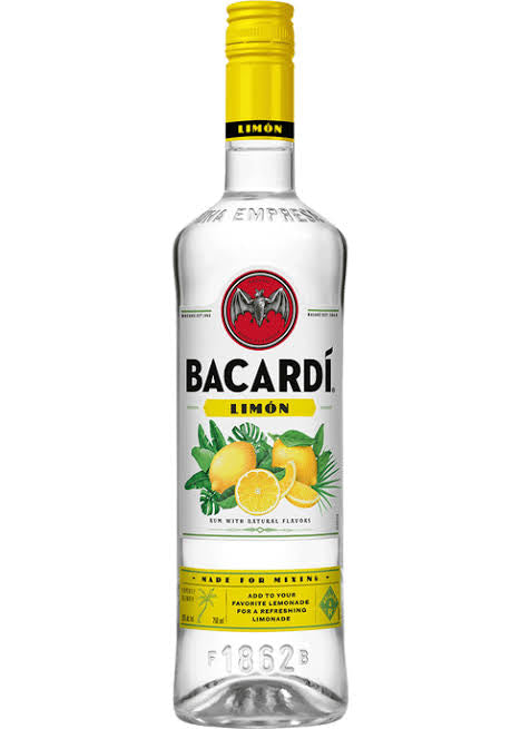 Bacardi Limon Flavored White Rum 700ml