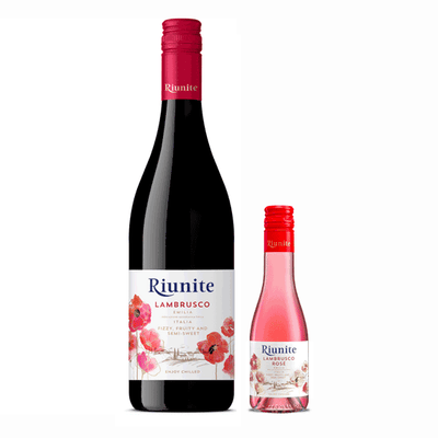 Riunite Lambrusco Promotion - Free Riunite Rosé 187ml Gift