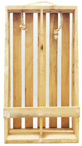 Double wood crate.