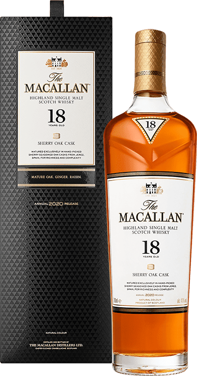 Macallan 18yo Sherry Oak Cask 700ml - Wines N Drinks