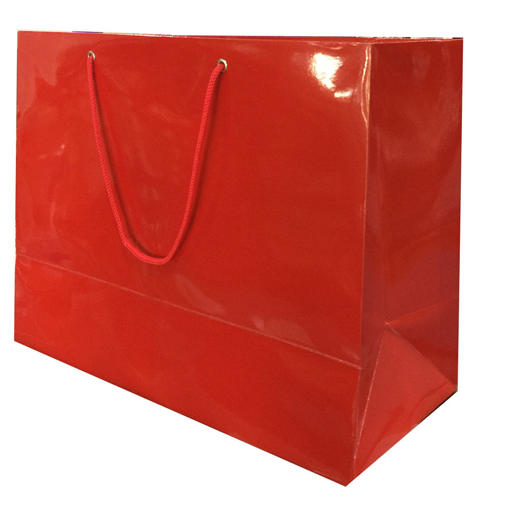 Paper bag Red/Black