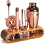 Bartender Set Rosegold 10pcs Home Bar Set - Wines N Drinks