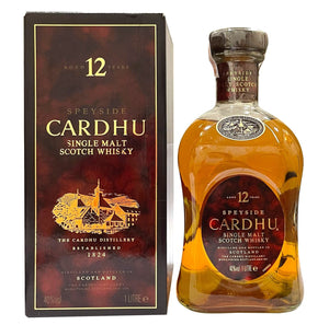 Cardhu 12yo Single Malt Scotch Whiskey 1L