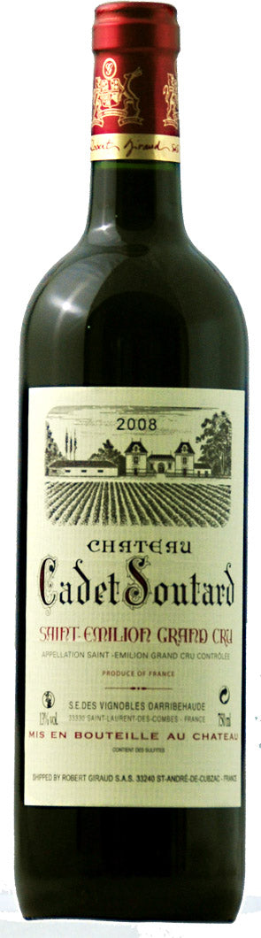 Chateau Cadet Soutard St. Emilion Grand Cru.