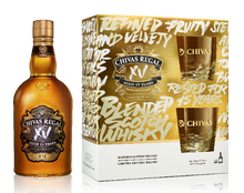 Load image into Gallery viewer, Chivas Regal 15 years 700ml with 2-Glass Gift Pack
