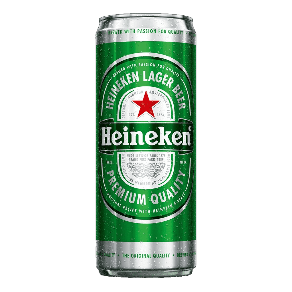 Heineken can 330ml.