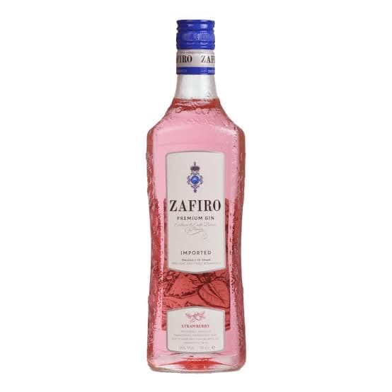 Zafiro strawberry Gin 700ml.