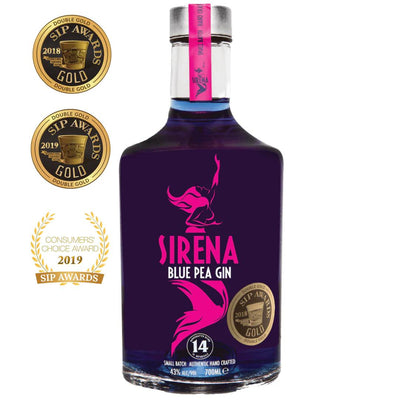 Sirena Blue Pea Gin 700ml - Wines N Drinks