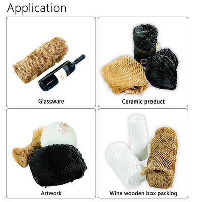 Kraft Honeycomb Wrapping Paper Roll | Cushioning Wrap | Eco-Friendly - Wines N Drinks