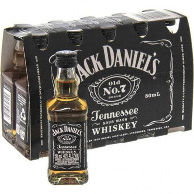 Jack Daniels 50ml pet btl - 10pcs - Wines N Drinks