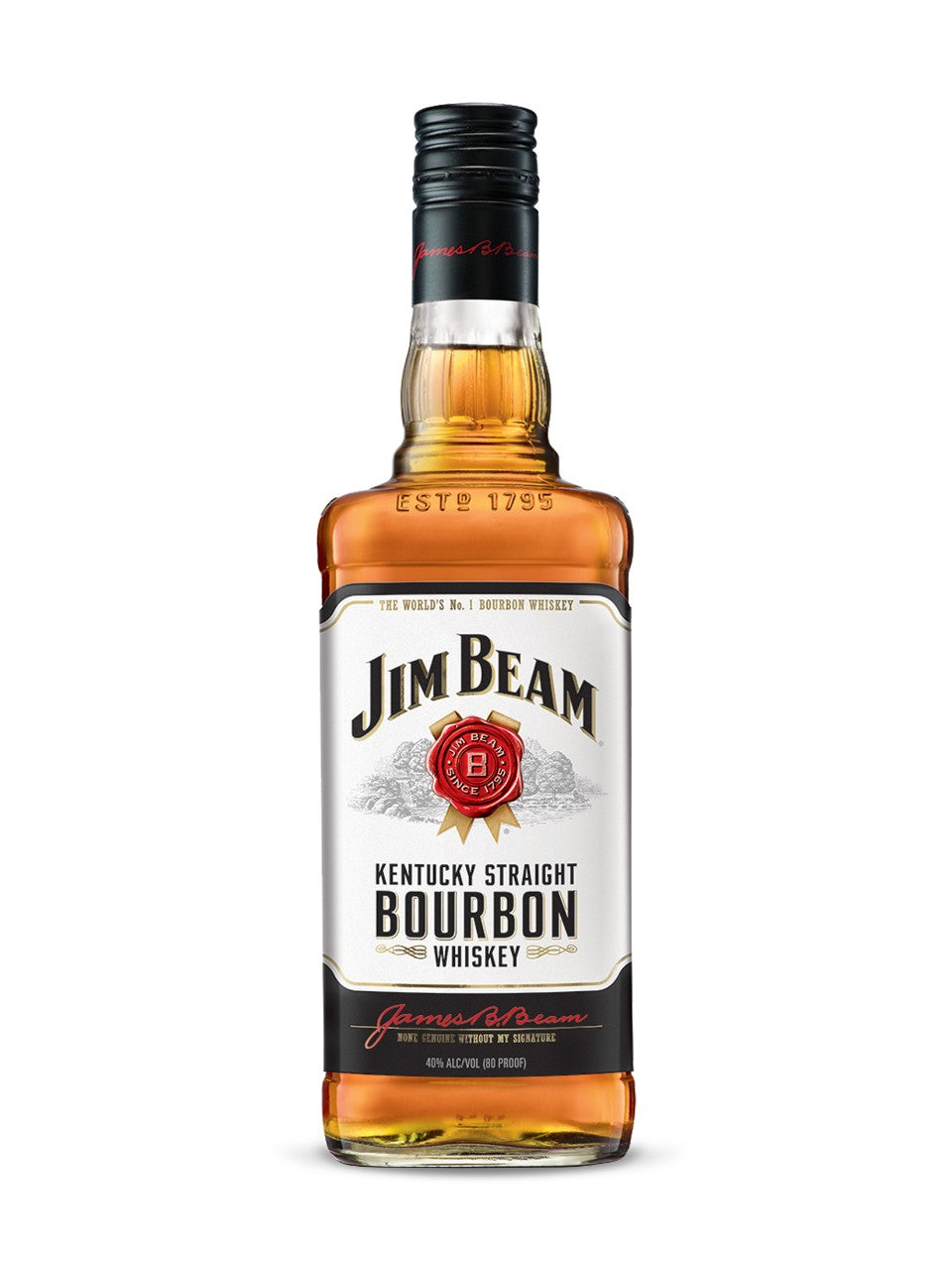 Jim Beam Bourbon Whiskey 750ml.