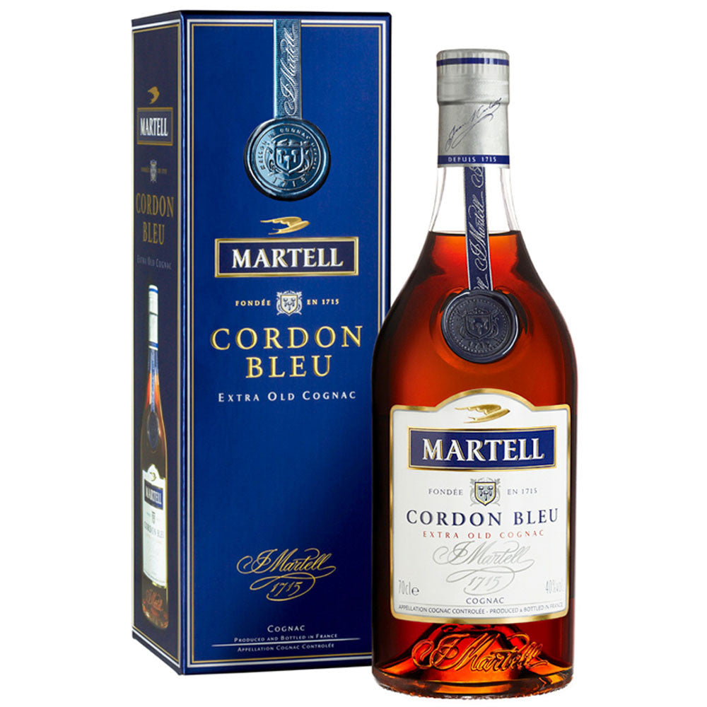 Martell Cordon Bleu Extra Old Cognac.