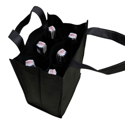 Reusable 6 - bottle Wine Bag - Wines N Drinks