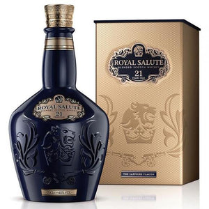Royal Salute 21 Year Old - The Sapphire Flagon | Blended Scotch Whiskey 700ml.