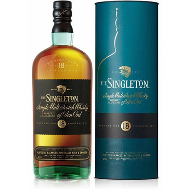 The Singleton 18yo of Glen Ord Single Malt Scotch Whiskey.