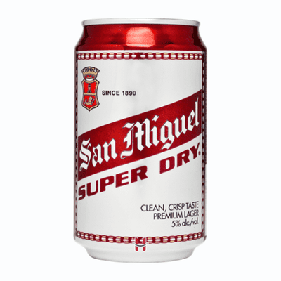 San Miguel Beer Super Dry can 330ml - Wines N Drinks